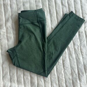 Outdoor Voice green spacedye leggings size large